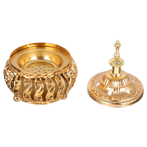 Calentador de Velas Aromáticas Popular de Fabricante Indio con Diseño Dorado Sencillo para Decoraciones de Navidad y Bodas, Gran Venta - Product Image 2