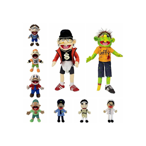 Marioneta de peluche con sombrero negro y gafas doradas, juguete de peluche suave para niños de 2 a 4 años, unisex - Product Image 5