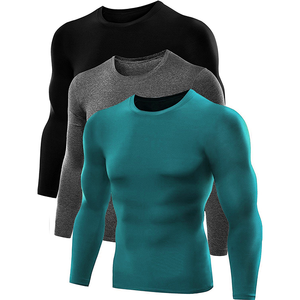 Meilleures ventes : Rashguard pour hommes, design personnalisé, tissu respirant et flexible, UPF50+, contrôle de la transpiration, séchage rapide, pour la gym, le fitness, le MMA, OEM ODM - Product Image 3
