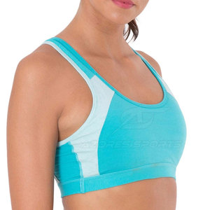Women Eco-Friendly Sports <b>Bra</b> Front <b>Stretch</b> Seamless High for Gym Yoga Fitness Lightweight Breathable Active Training Gear - Product Image 4