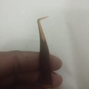 แหนบต่อขนตา Obexa Professional 90 องศา ปลายโค้ง สแตนเลส สีโรสโกลด์ รับทำโลโก้ - Product Image 2