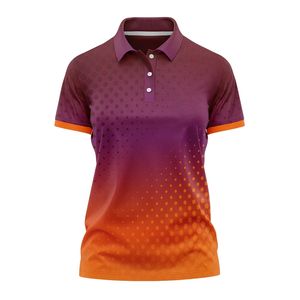 Jersey Deportivo de Golf Sublimado Personalizado OEM/ODM, Transpirable, Estampado Vintage, de Manga Corta, en Spandex/Poliéster - Product Image 3