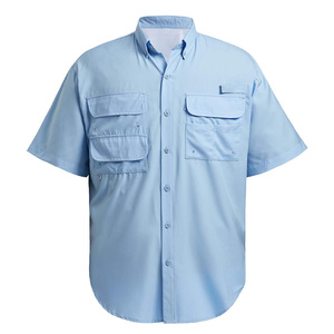 Camisas de Trabajo de Algodón para Hombre, Uniformes con Logotipo Personalizado, Ropa Industrial para Personal, Resistentes al Viento, Certificación CE, Tela Duradera - Product Image 1
