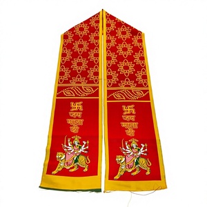 Khes de Algodón Premium para el Festival Bhakti, para Uso en Rituales de Templo y como Recuerdo Religioso - Product Image 1