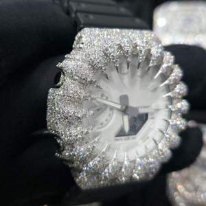 Designer GA2100 Iced Out Metal <b>Case</b> Watch Upgrade Kit Luxury Stainless Steel CasiOak Style Mod Set Diamond Look Watch Kit - Product Image 4