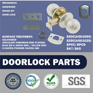 Plaque de porte estampée OEM/ODM en acier inoxydable avec traitement de surface inclus. - Product Image 1