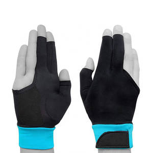 Guantes de billar para hombre y mujer, antideslizantes, transpirables, con dedos abiertos, para todas las estaciones, guantes para jugadores de billar, snooker y pool - Product Image 4
