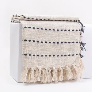 Mantas de Algodón Tejido Súper Suaves para Decoración del Hogar, Refrescantes para el Verano, Reutilizables y Transpirables para Cama y Sofá - Product Image 3