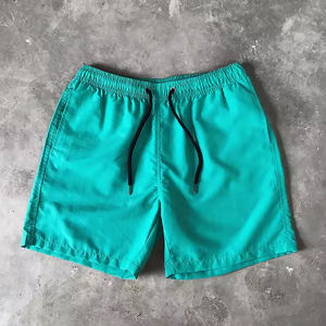 Proveedor Mayorista de Pantalones Cortos Deportivos Casuales de Lona Sólida con Cintura Elástica y Logotipo Personalizado para Gimnasio y Entrenamiento - Product Image 2