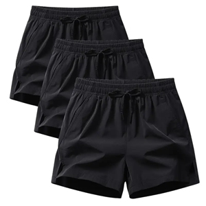 Customized Sporty Cropped 100% Solid Polyester Mesh <b>Basketball</b> Shorts Elastic Waist Quick Dry Breathable Eco-Friendly - Product Image 2