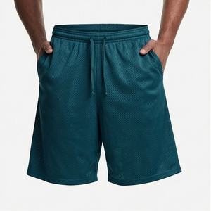 กางเกงวิ่งขาสั้นผู้ชาย แห้งเร็ว ผ้าตาข่าย น้ำหนักเบา เอวสูง ขายส่ง ใส่สบาย ระบายอากาศได้ดี เหมาะสำหรับออกกำลังกาย เล่นกีฬา และเข้ายิม - Product Image 1