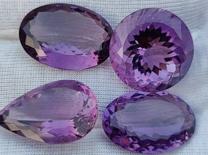 Ametyste violette naturelle taille trionne, certifiée par un tiers, pierre précieuse en vrac, pierre de naissance de février, 13,62 carats, traitée par cirage/huile. - Product Image 6