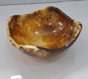 Indian artisanal crafted durable <b>resin</b> <b>epoxy</b> bowl salad multifunctional here jewelry - low price - Product Image 1