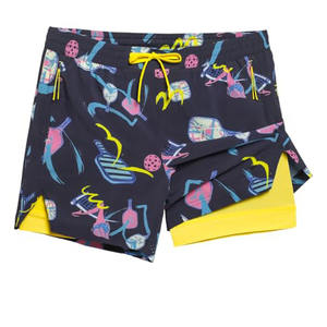 Pantalones Cortos Deportivos de Alta Calidad con Logotipo Personalizado, Cintura Elástica, para Verano, de Poliéster y Algodón, para Hombre - Product Image 1