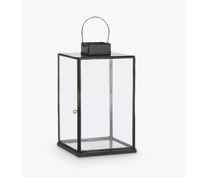 Amazing Selling Home Decor Hanging Standard Metal & Glass Decorative Candle <b>Lantern</b> With <b>Black</b> Finish For Home Decoration - Product Image 5