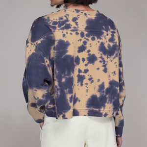 Sweat-shirts à capuche en coton personnalisés pour hommes, coupe oversize, tie-dye, pull-over, vente en gros, logo brodé, polaire, séchage rapide, imprimé pour l'hiver - Product Image 4