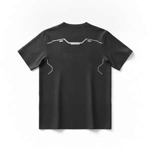 Camiseta de Entrenamiento con Estampado por Sublimación, Ropa Deportiva de Gimnasio de Poliéster y Elastano, Marca Privada, Corte Ajustado, Ropa Deportiva Atlética para Hombre - Product Image 3