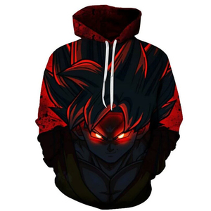 Sweat à capuche pour homme, imprimé numérique de personnage de dessin animé 3D, 100% polyester, séchage rapide, coupe ample, tendance, vente en gros - Product Image 1