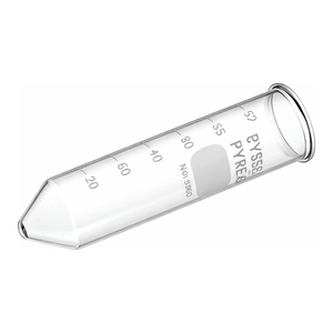 Tubo Cónico de Centrífuga de Vidrio Borosilicato PYREX de 50 mL, Blanco con Graduaciones, para Transferencia de Muestras de Laboratorio - Product Image 3