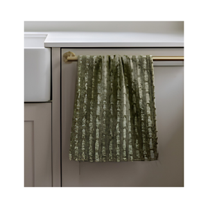 Essuie-tout réversible en coton imprimé coquelicot 40x60cm 180GSM 200TC Rouge pour cuisine OEKO-TEX Faible MOQ OEM ODM Fournisseur B2B Inde - Product Image 5