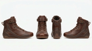 Chaussures de moto antidérapantes et protectrices, hauteur cheville, durables, pour homme, en cuir véritable, bottes de moto, OEM ODM pour homme - Product Image 2