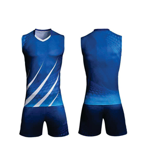 Tenues d'équipe de volley-ball, ensembles d'uniformes de haute qualité, couleur personnalisée, légers, écologiques, 100% polyester - Product Image 1