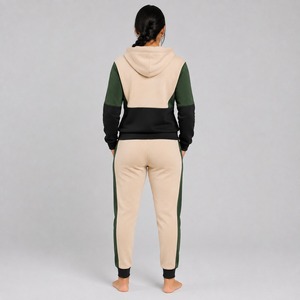Custom Logo Ladies Gym Sportswear Breathable Solid Pattern Oversized Long Sleeve Hoodie and <b>Joggers</b> Set Tracksuit for Women's - Product Image 3