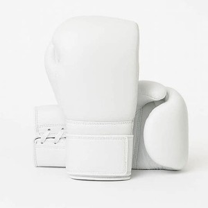 Factory Manufacture Premium Quality Hot Selling Competition Pro Fighting Boxing <b>Gloves</b> New White Genuine Leather Boxing <b>Gloves</b> - Product Image 1