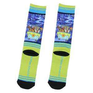 Chaussettes Scooby Doo Crew, imprimées par transfert thermique, respirantes, à séchage rapide, en spandex et nylon, pour adultes, athlétiques, pour l'été, le yoga, la course à pied - Product Image 5