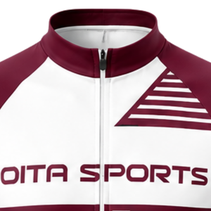 Burgundy White <b>Cycling</b> Jersey <b>Shorts</b> Set <b>Short</b> Sleeve Full Zip Quick Dry <b>Padded</b> Bicycle Racing Uniform Performance Sportswear - Product Image 3