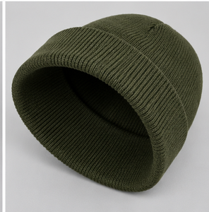 Wholesale Custom Knitted Beanie Caps Winter <b>Warm</b> <b>Hats</b> For Men Women Kids Embroidered Logo Plain Ribbed Cuffed Toques Casual Autu - Product Image 3