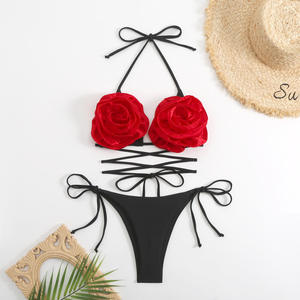 ชุดว่ายน้ำสองชิ้นแบบผูกเชือก - Product Image 1