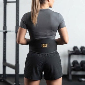 Cinturones de Gimnasio Profesionales para Entrenamiento, Cinturones de Soporte Lumbar Ajustables, Cinturones de Levantamiento de Pesas de Fábrica OEM - Product Image 4