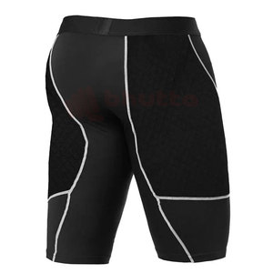 100% Sheep Skin Material Men Compression Workout Gym Accessories Quick Dry Fabric Customizable Compression Shorts - Product Image 2