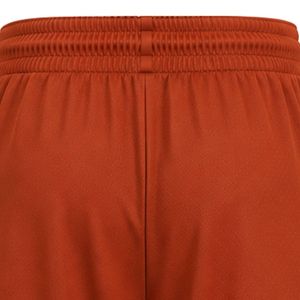 <b>Men</b> Custom Rust Orange Basketball <b>Shorts</b> with White Geometric Side Panels Breathable Mesh Athletic Training Gym Sports <b>Shorts</b> - Product Image 5