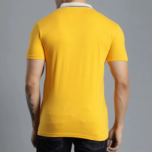 เสื้อโปโลชาย แขนสั้น ผ้าฝ้าย ใส่สบาย เหมาะกับกอล์ฟ ระบายอากาศดี คอปกปิเก้  แบบเรียบ  รับสกรีนโลโก้  ขายส่งจากโรงงาน - Product Image 2