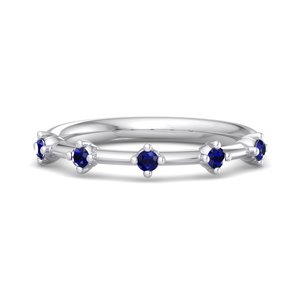 Anillo Apilable Minimalista de Oro Rosa de Lujo con Corte Brillante Cultivado en Laboratorio, Chapado en Oro con Certificación IGI, de Alto Brillo para Mujer - Product Image 5