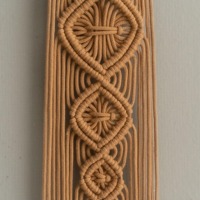Set Makrame Gantung Dinding Buatan Tangan (3 Buah) Sempurna Untuk Dekorasi Dinding, Penataan Acara, dan Hadiah, Aksen Rumah Bergaya Boho Dari India