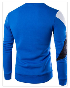Sudadera de Punto para Hombre, Cuello Redondo, Color Sólido, 100% Algodón, Transpirable, de Secado Rápido, Informal, de Manga Larga, para Invierno - Product Image 5