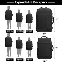 Sac à dos pour ordinateur portable en tissu Oxford imperméable au design haut de gamme avec port USB, grande capacité et fermeture éclair robuste pour les voyages quotidiens, le bureau et l'école