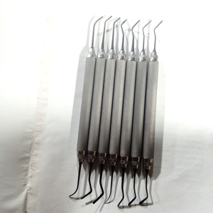 Kit de restauration dentaire en résine composite : spatule à manche épais, outil manuel pour le remplissage et la restauration dentaire - Product Image 1