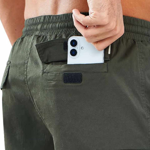Factory Manufacturer Solid Color Custom Logo <b>Men</b> Cargo <b>Shorts</b> / Oem Wholesale Multi Pockets Waterproof <b>Quick</b> <b>Dry</b> - Product Image 3