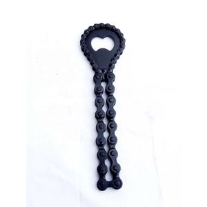 Ouvre-bouteille design poisson en fer recyclé ouvre-bouteille de bière en métal bière en métal différents types ouvre-bouteille enduit de poudre noire - Product Image 5