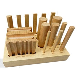 Ensemble professionnel de blocs de façonnage et de poinçons en bois pour bombage et façonnage de bijoux, outils multifonctionnels pour le pliage et la mise en forme, Inde - Product Image 2