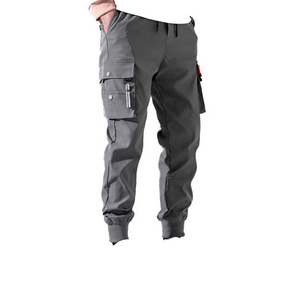 Pantalones Deportivos para Hombre 2026, Pantalones de Chándal de Algodón, Pantalones de Fitness de Color Sólido, Transpirables, Precio de Fábrica, Pantalones Cargo - Product Image 2