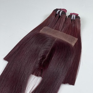 Producto Número 1: Paquetes de Cabello Virgen Vietnamita Liso Natural Borgoña SDD, Cabello Humano Remy Liso Vietnamita al por Mayor - Product Image 5