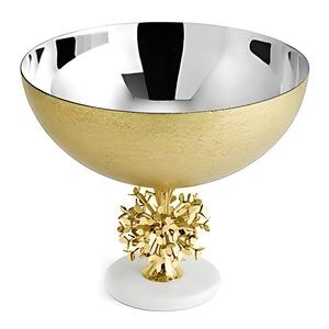 ชามโลหะตกแต่งสำหรับใช้เสิร์ฟในครัวเรือน โรงแรม ร้านอาหาร และบริเวณโต๊ะรับประทานอาหาร ใช้ตกแต่งบ้าน - Product Image 1