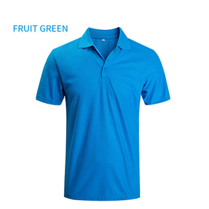 Men's <b>Orange</b> Short Sleeve <b>Polo</b> Shirt Solid Color Casual Regular Fit Knitted Fabric - Product Image 4