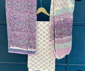Indian Hand Block Print 100% Cotton Floral <b>Printed</b> Fabric High Quality and Lightweight Suits Designer Cotton Print <b>Material</b> - Product Image 3