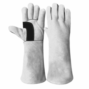 Premium Quality Heavy-Duty Cowhide Split Leather Safety <b>Gloves</b> Industrial Reinforced Hand Protection for Welding Construction - Product Image 6